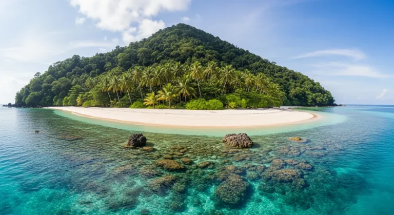 Sample island-hopping itinerary for the Togean Islands