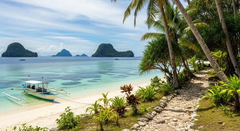 Travel routes from Jakarta to the Togean Islands